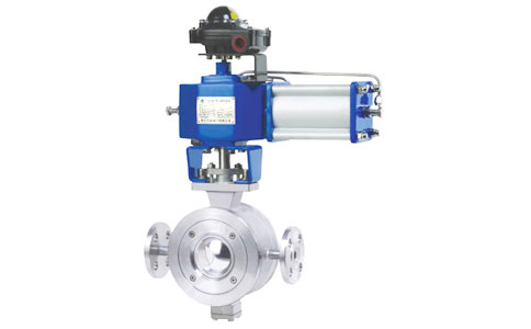 ZSS-HVT氣動V型夾套保溫球閥